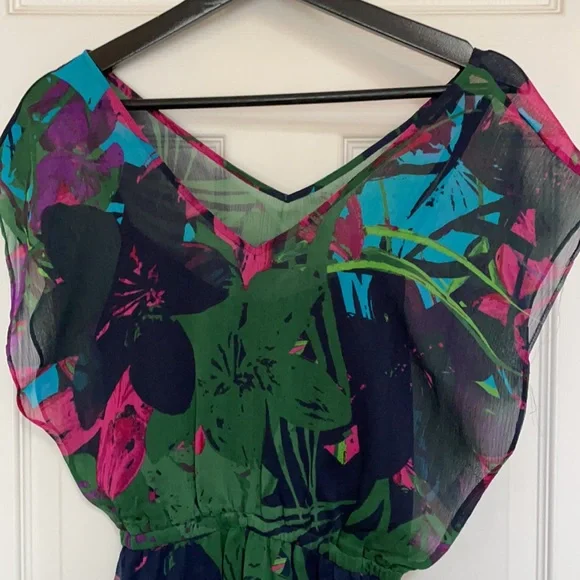 🌸 New! Express Tropical Dress - Picture 3 of 15